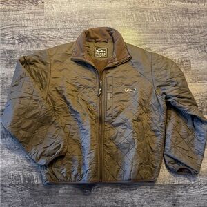 Drake Men's Olive Quilted Puffer Jacket